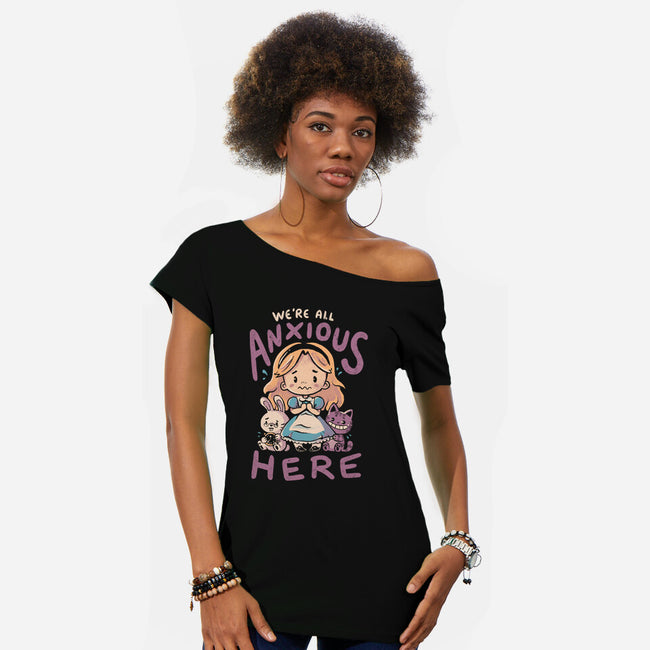 All Anxious Here-Womens-Off Shoulder-Tee-eduely