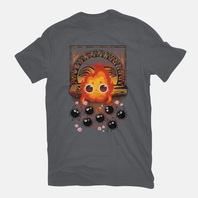 Angry Little Demon-Womens-Fitted-Tee-ricolaa