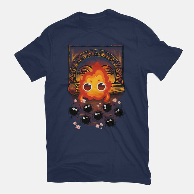 Angry Little Demon-Womens-Fitted-Tee-ricolaa