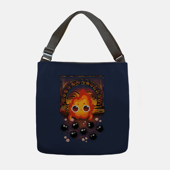 Angry Little Demon-None-Adjustable Tote-Bag-ricolaa