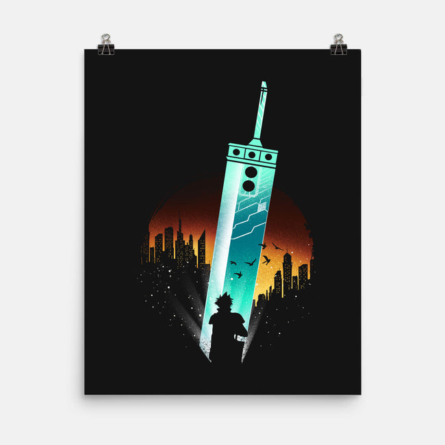 Buster Sword-None-Matte-Poster-dandingeroz