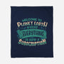 Everything Is A Subscription-None-Fleece-Blanket-rocketman_art