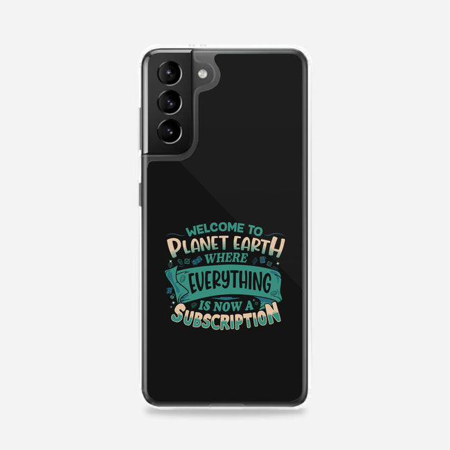 Everything Is A Subscription-Samsung-Snap-Phone Case-rocketman_art