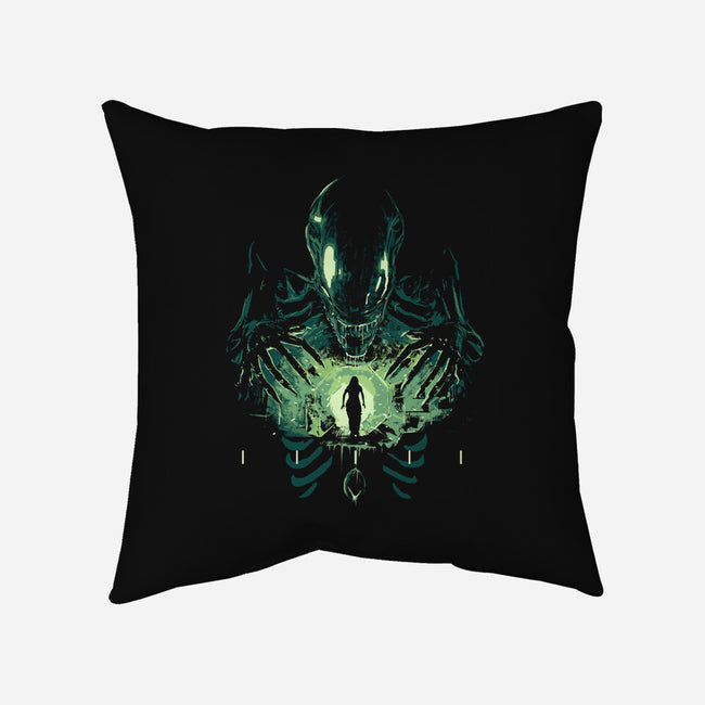 Xenomorph Return-None-Removable Cover-Throw Pillow-IKILO