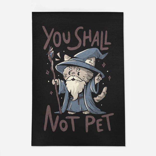 You Shall Not Pet-None-Indoor-Rug-Arigatees