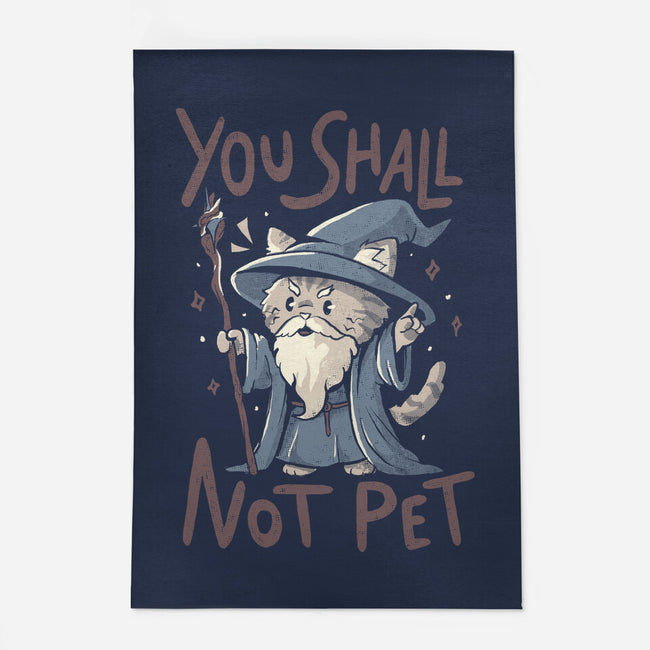 You Shall Not Pet-None-Indoor-Rug-Arigatees