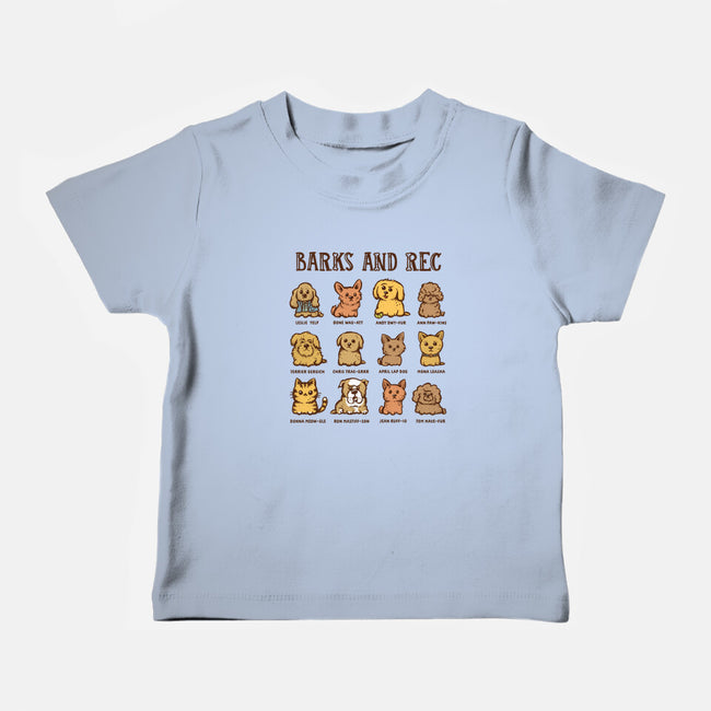 Barks And Rec-Baby-Basic-Tee-kg07