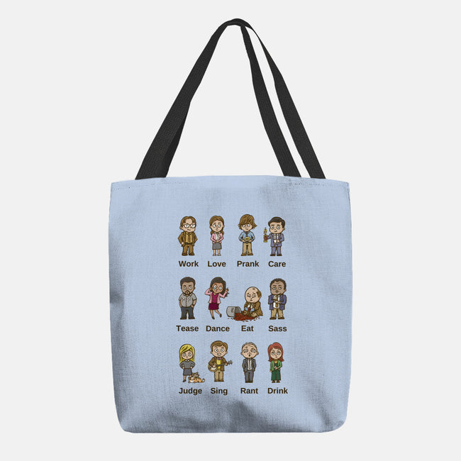 Office Behavior-None-Basic Tote-Bag-kg07