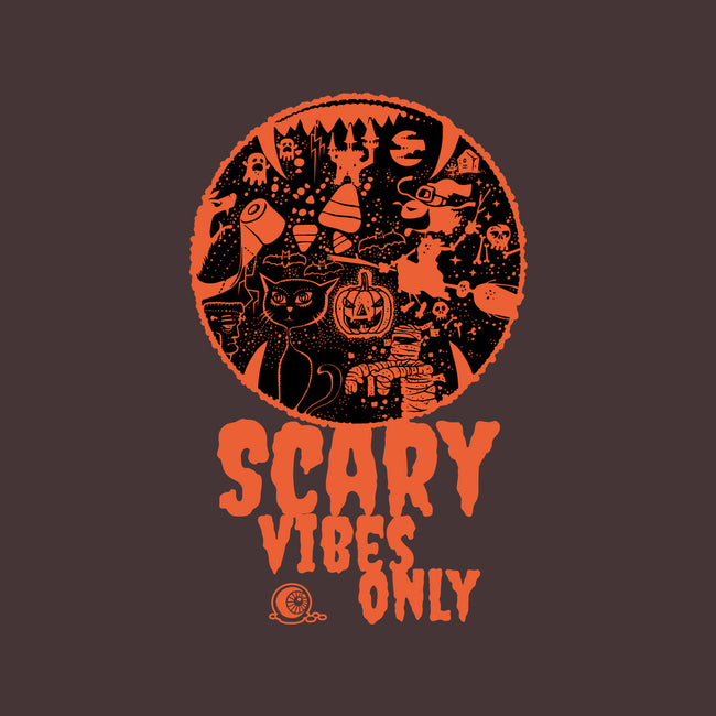 Scary Vibes Only-Unisex-Zip-Up-Sweatshirt-imisko