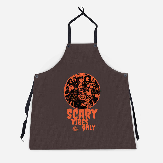 Scary Vibes Only-Unisex-Kitchen-Apron-imisko