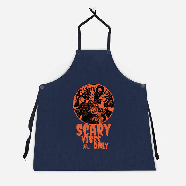 Scary Vibes Only-Unisex-Kitchen-Apron-imisko