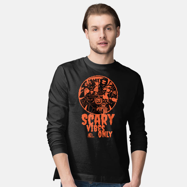 Scary Vibes Only-Mens-Long Sleeved-Tee-imisko