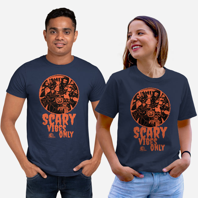 Scary Vibes Only-Unisex-Basic-Tee-imisko