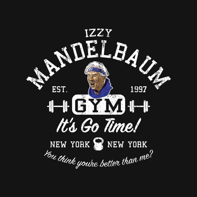 Izzy Mandelbaum Gym-Unisex-Kitchen-Apron-AlemaArt