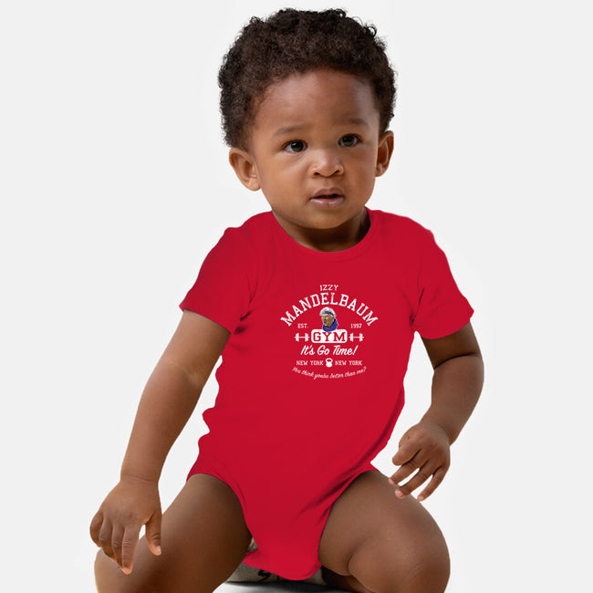 Izzy Mandelbaum Gym-Baby-Basic-Onesie-AlemaArt