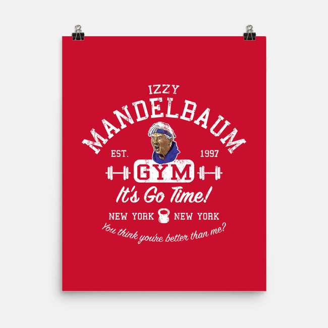 Izzy Mandelbaum Gym-None-Matte-Poster-AlemaArt