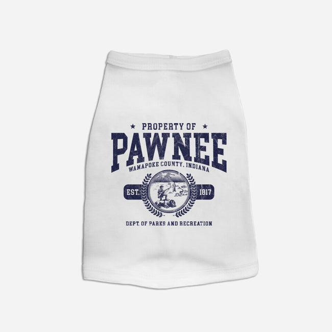 Property Of Pawnee-Cat-Basic-Pet Tank-ACraigL