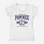 Property Of Pawnee-Womens-V-Neck-Tee-ACraigL