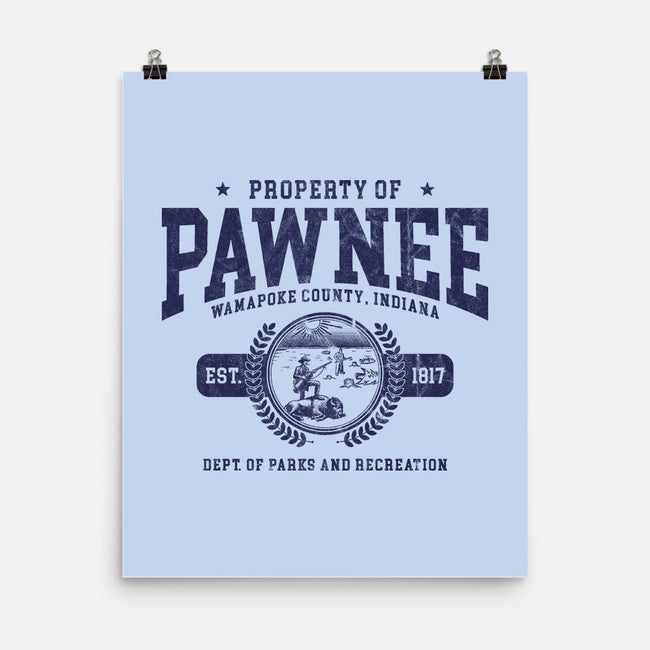 Property Of Pawnee-None-Matte-Poster-ACraigL