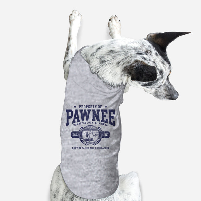 Property Of Pawnee-Dog-Basic-Pet Tank-ACraigL