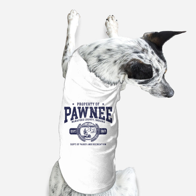 Property Of Pawnee-Dog-Basic-Pet Tank-ACraigL