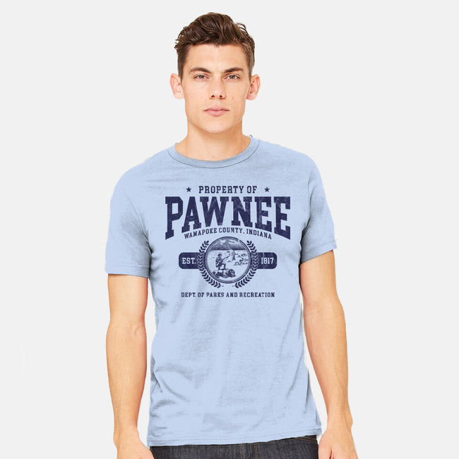 Property Of Pawnee-Mens-Heavyweight-Tee-ACraigL