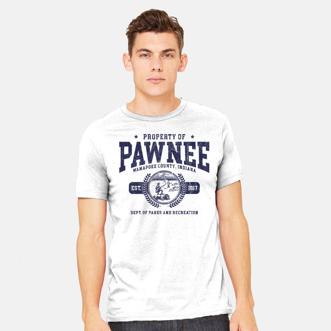 Property Of Pawnee-Mens-Heavyweight-Tee-ACraigL