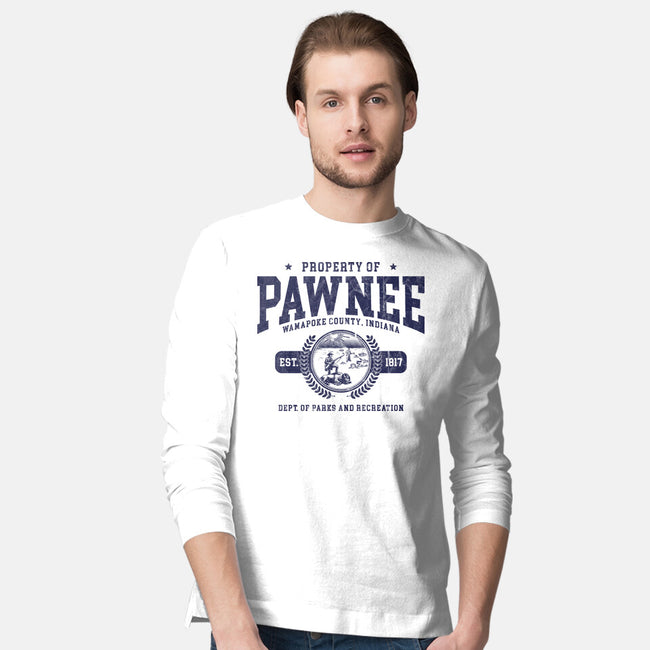 Property Of Pawnee-Mens-Long Sleeved-Tee-ACraigL