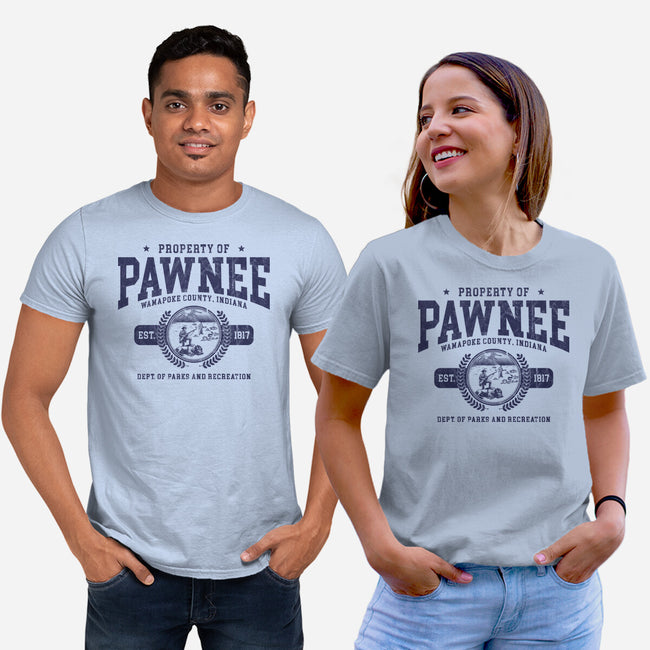 Property Of Pawnee-Unisex-Basic-Tee-ACraigL