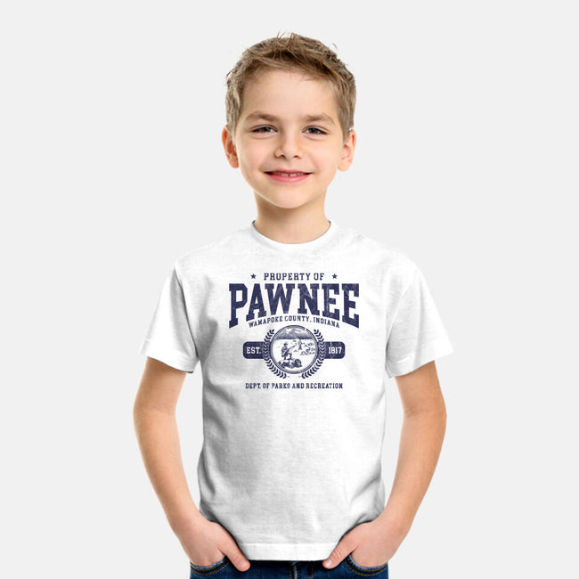 Property Of Pawnee-Youth-Basic-Tee-ACraigL