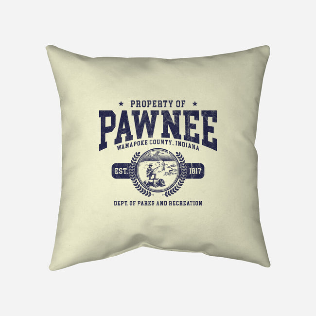 Property Of Pawnee-None-Removable Cover-Throw Pillow-ACraigL