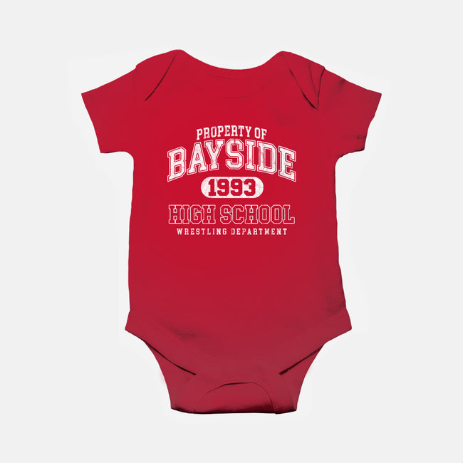 Property Of Bayside High-Baby-Basic-Onesie-ACraigL