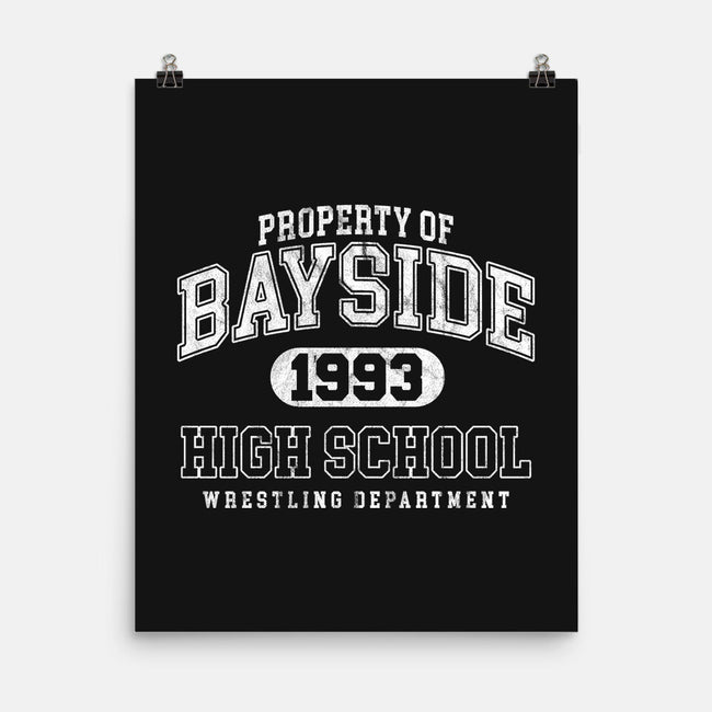 Property Of Bayside High-None-Matte-Poster-ACraigL