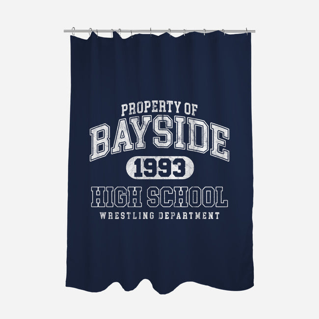 Property Of Bayside High-None-Polyester-Shower Curtain-ACraigL