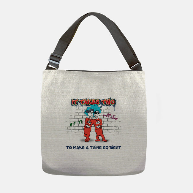 It Takes Two Things-None-Adjustable Tote-Bag-ACraigL