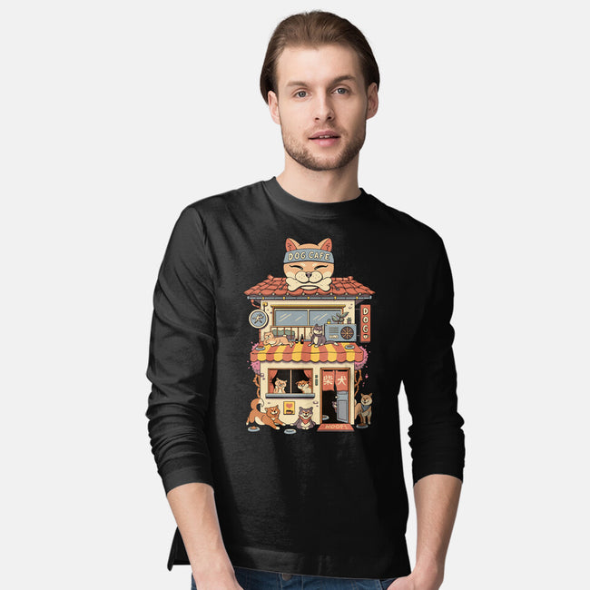 Dog Cafe-Mens-Long Sleeved-Tee-vp021