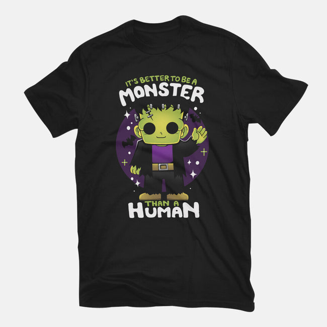 Better To Be A Monster-Womens-Basic-Tee-Vallina84