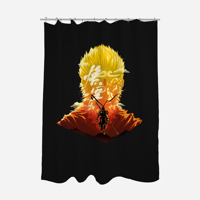 The Monkey King-None-Polyester-Shower Curtain-hypertwenty