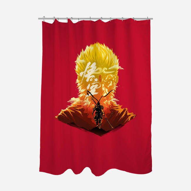 The Monkey King-None-Polyester-Shower Curtain-hypertwenty