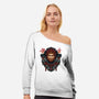 The Legend Of The Monkey King-Womens-Off Shoulder-Sweatshirt-glitchygorilla