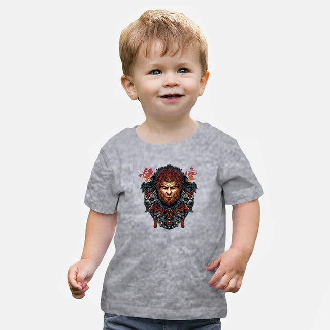 The Legend Of The Monkey King-Baby-Basic-Tee-glitchygorilla