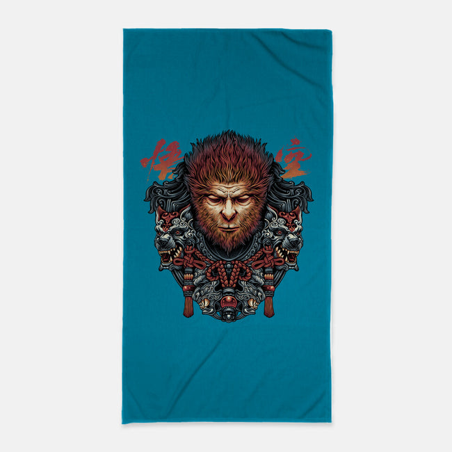 The Legend Of The Monkey King-None-Beach-Towel-glitchygorilla