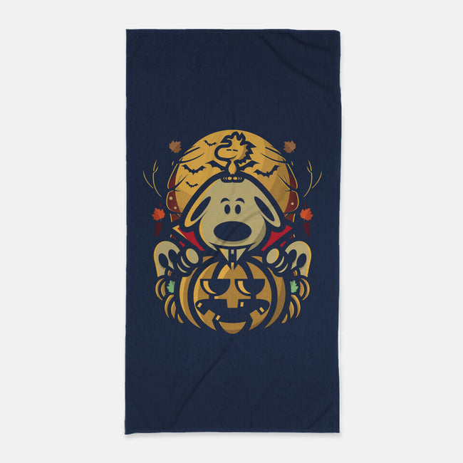 Fall Beagle-None-Beach-Towel-jrberger