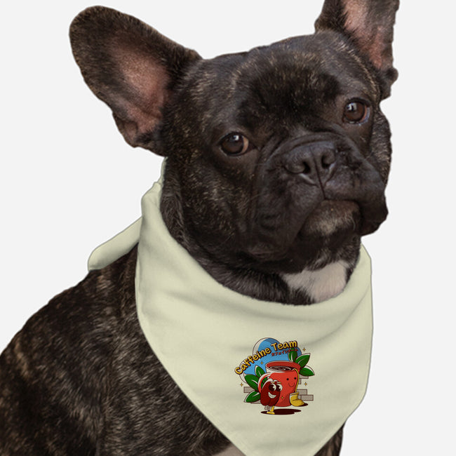 Caffeine Team-Dog-Bandana-Pet Collar-leepianti