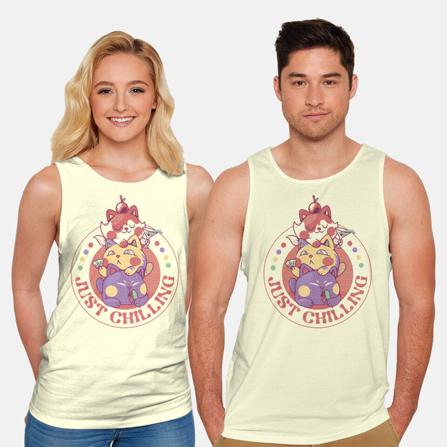 Kitten Cat Ice Cream-Unisex-Basic-Tank-tobefonseca