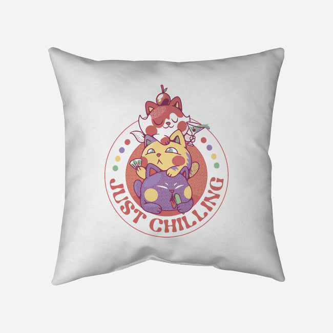 Kitten Cat Ice Cream-None-Removable Cover-Throw Pillow-tobefonseca