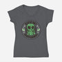 Eeew Humans-Womens-V-Neck-Tee-tobefonseca