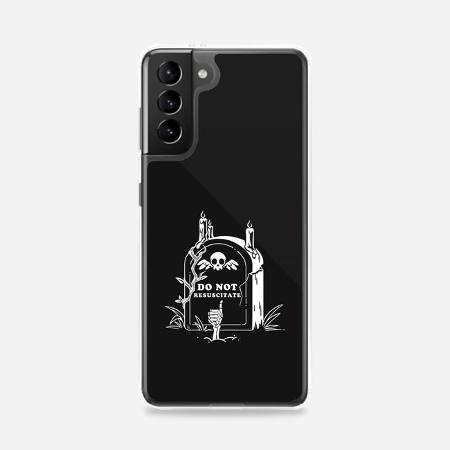 Do Not Resuscitate Grave-Samsung-Snap-Phone Case-tobefonseca