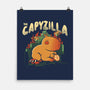 Capyzilla Kawaii Monster-None-Matte-Poster-tobefonseca