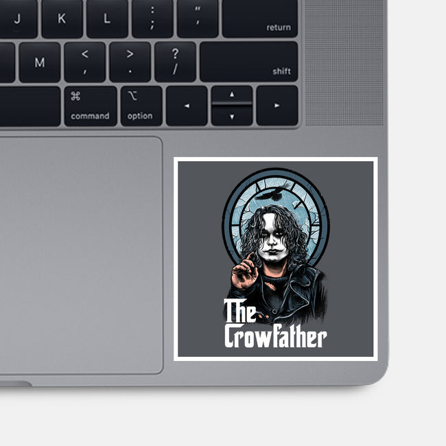 The Crowfather-None-Glossy-Sticker-zascanauta